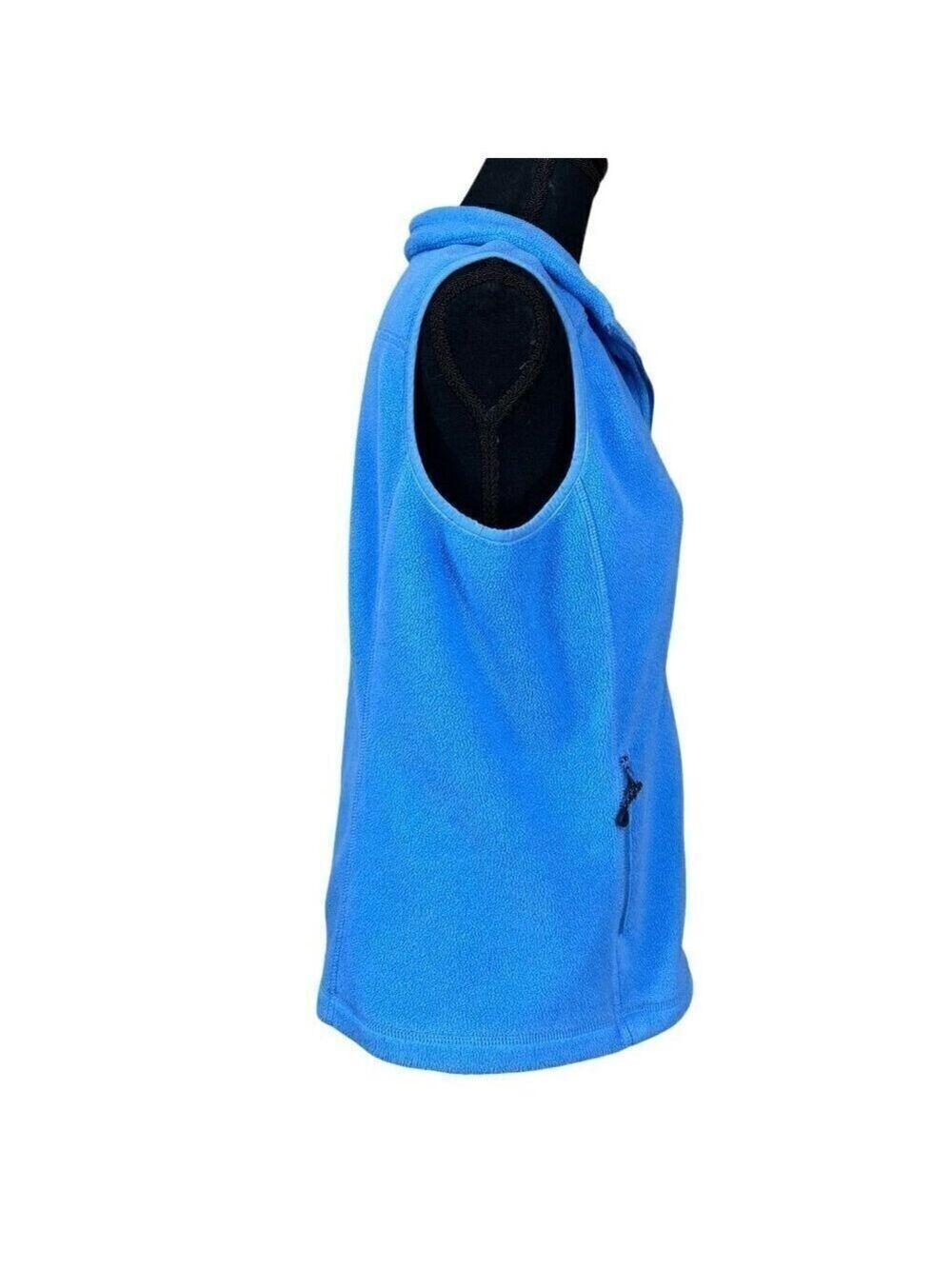 Vineyard Vines Womens Blue Fleece Vest Full Zip Hiking Top Size M - Picture 2 of 11